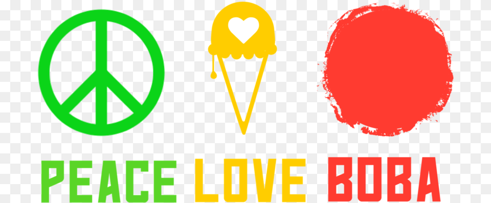 Boba U2014 Peace Love U0026, Logo, Light, Machine, Wheel Free Png Download