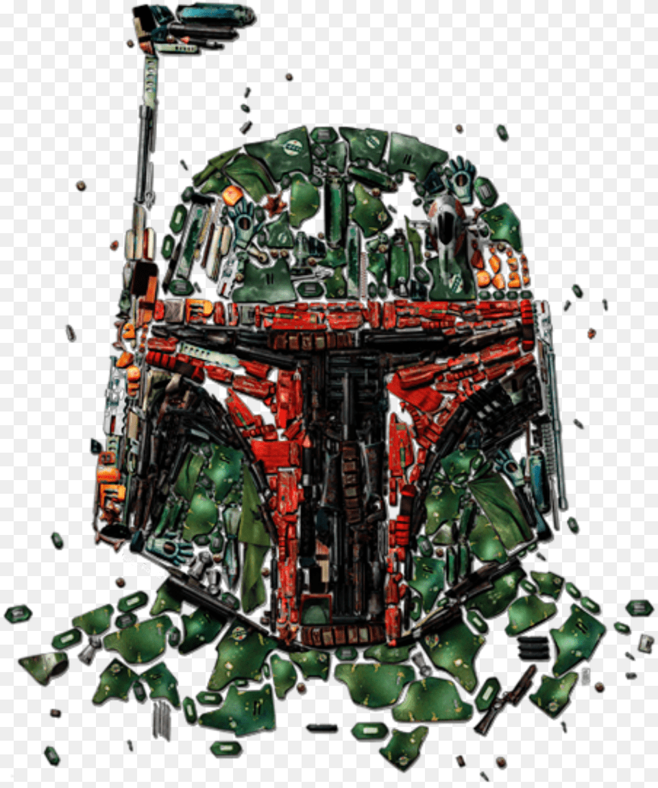 Bobafett Starwars Freetoedit Boba Fett Star Wars Identities, Art, Painting, City, Graphics Png Image