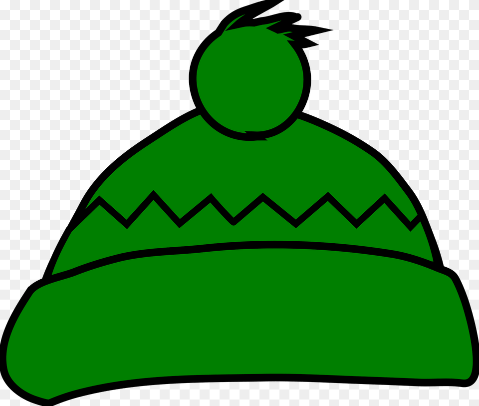 Bobble Cap Clipart, Clothing, Green, Hat, Produce Free Transparent Png
