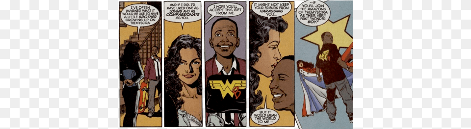 Bobby Barnes Wonder Boy If Batman Can Have Batgirl Wonder Woman And Wonder Boy, Adult, Publication, Person, Female Png