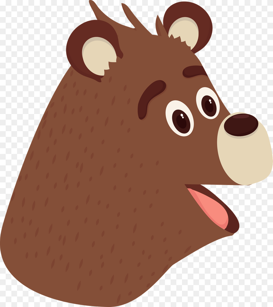 Bobby Bear Head Clipart, Animal, Mammal Png