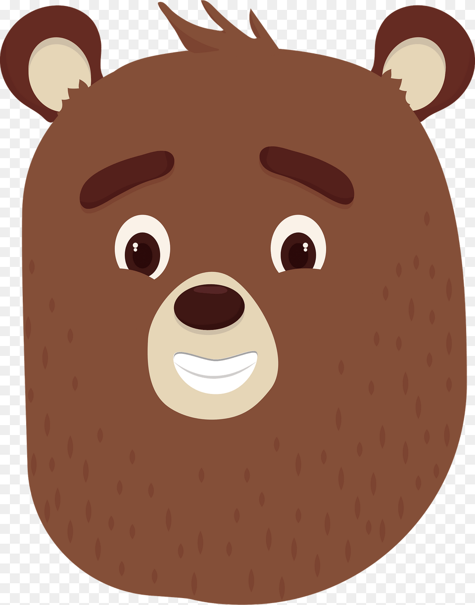 Bobby Bear Head Clipart, Animal, Face, Mammal, Person Free Png Download
