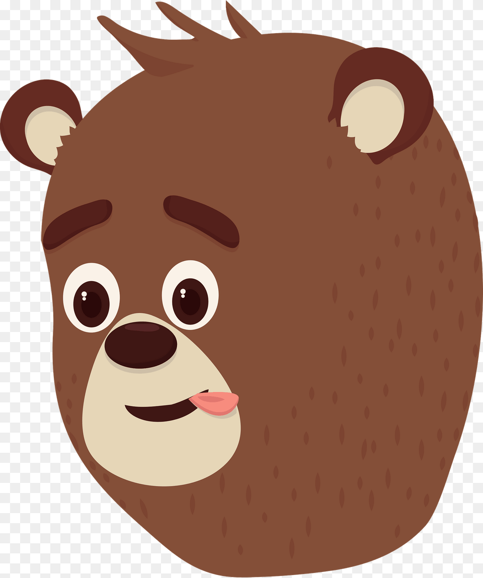 Bobby Bear Head Clipart, Face, Person, Food, Fruit Png Image