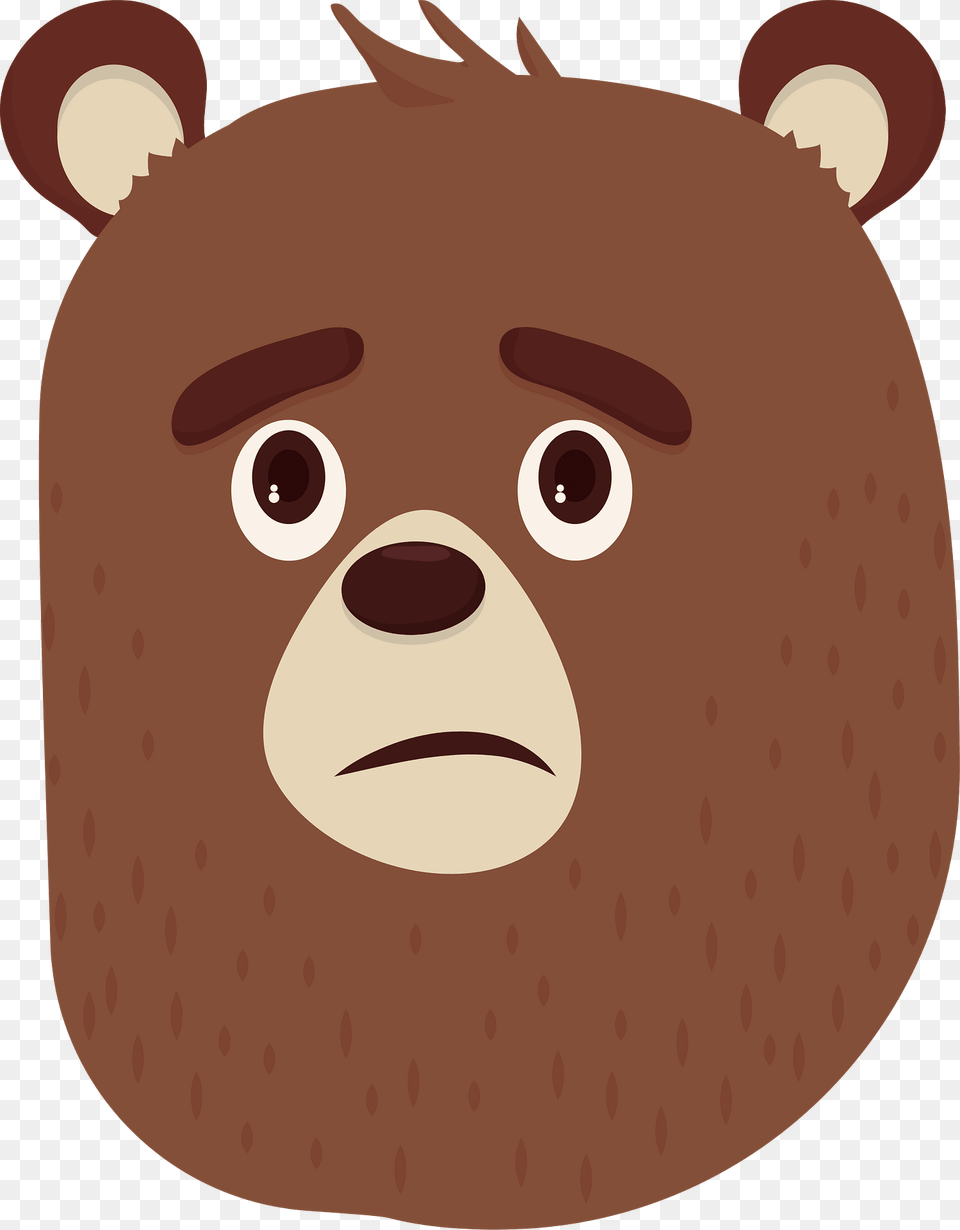 Bobby Bear Head Clipart, Animal, Mammal, Wildlife Png