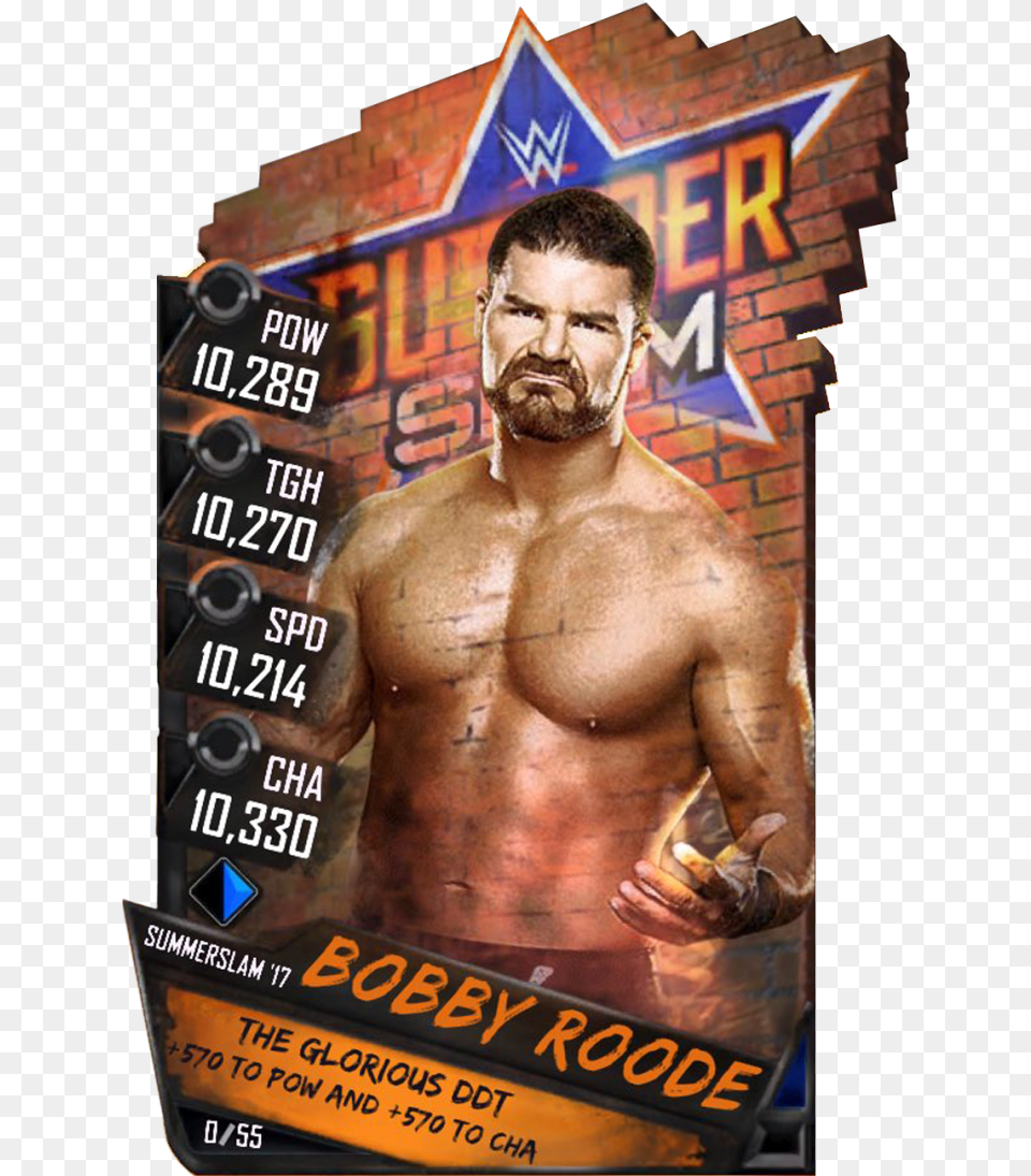 Bobbyroode S3 15 Summerslam17 Ringdom Wwe Supercard Kurt Angle, Advertisement, Poster, Adult, Male Free Transparent Png