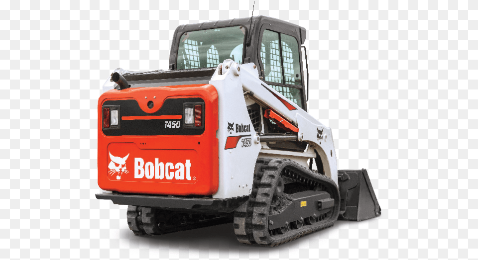 Bobcat Compact Track Loader, Machine, Bulldozer Png Image