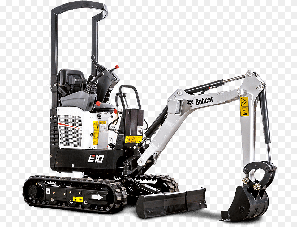 Bobcat E10 Excavator, Machine, Device, Grass, Lawn Png