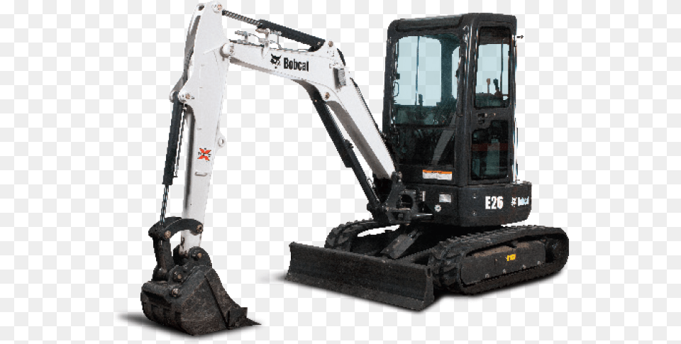 Bobcat E26 Transparent, Machine, Bulldozer Free Png