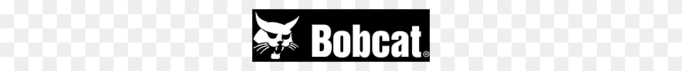 Bobcat Logo On Black Background, Baby, Person Png