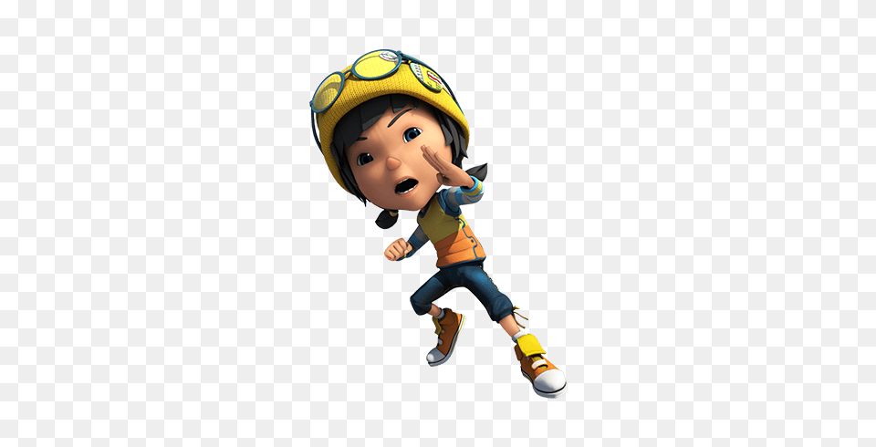 Boboiboy Characger Ying Shouting, Baby, Person, Cartoon Png Image