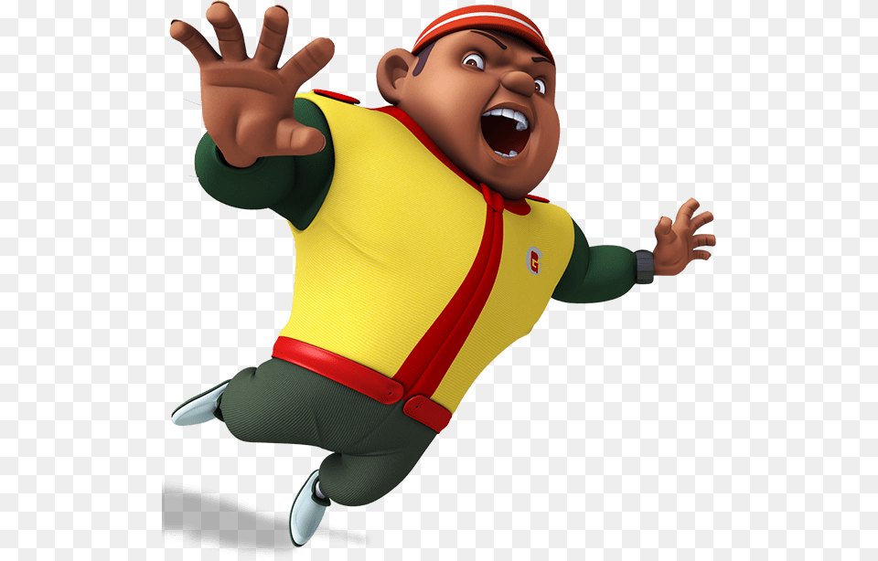 Boboiboy Character Gopal Close Up, Body Part, Finger, Hand, Person Free Png