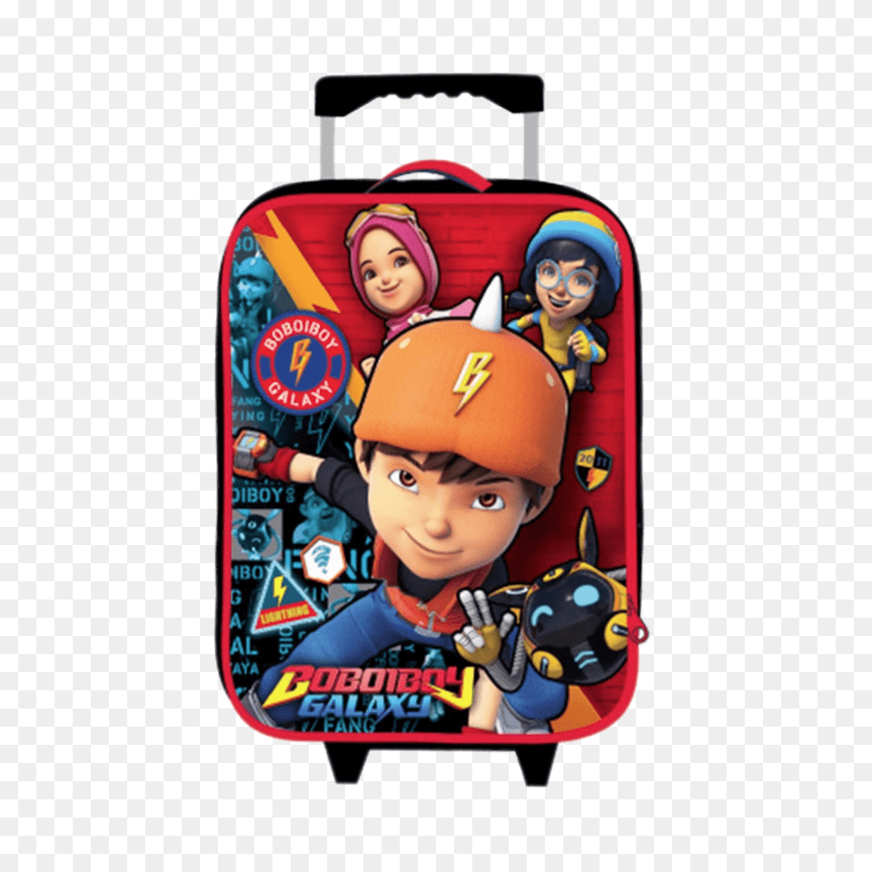 Boboiboy Galaxy Luggage Bag, Baggage, Face, Head, Person Free Transparent Png