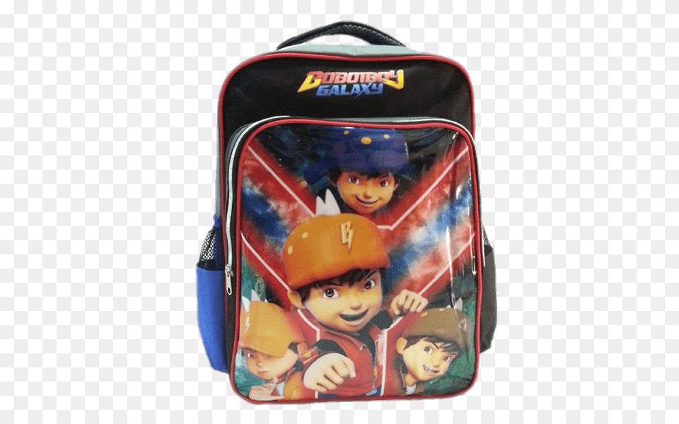 Boboiboy Galaxy School Bag, Backpack, Baby, Person, Face Free Png Download