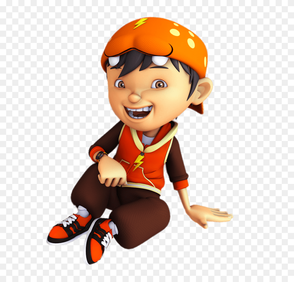 Boboiboy Sitting, Toy, Doll, Person, Head Png