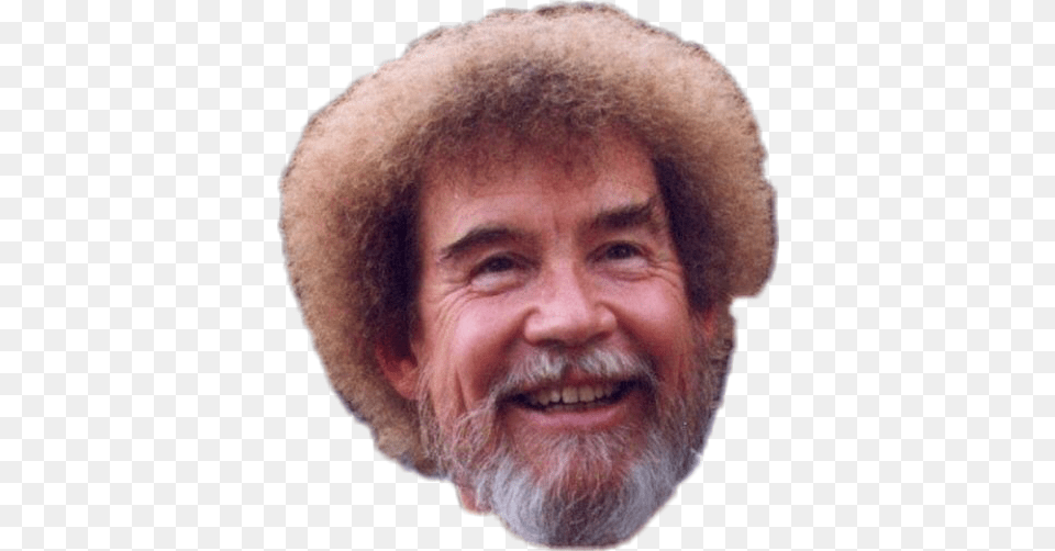 Bobross Sticker By Gracie Bob Ross, Adult, Portrait, Photography, Person Free Png Download