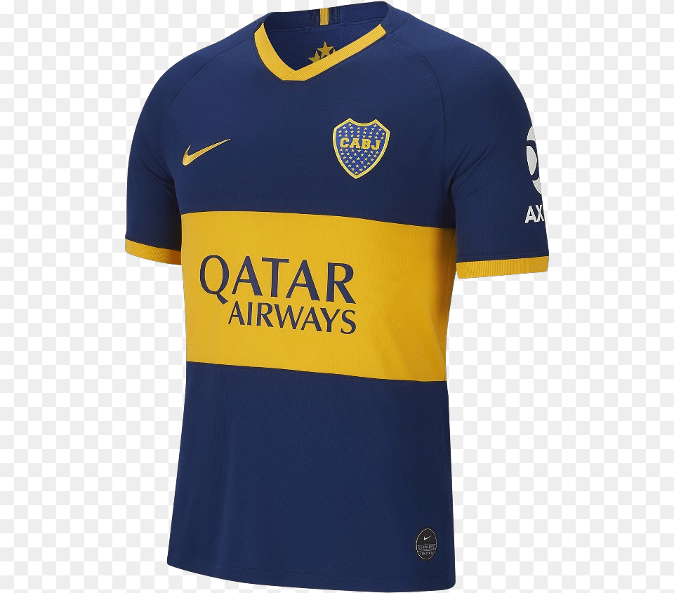 Boca Juniors 1920 Home Jerseytitle Boca Juniors Boca Juniors Jersey 2019, Clothing, Shirt, T-shirt Free Transparent Png