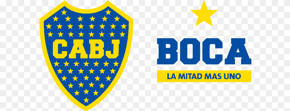 Boca Logo La Mitad Ms Uno Boca Juniors Escudo, Symbol, Flag, Badge Png Image