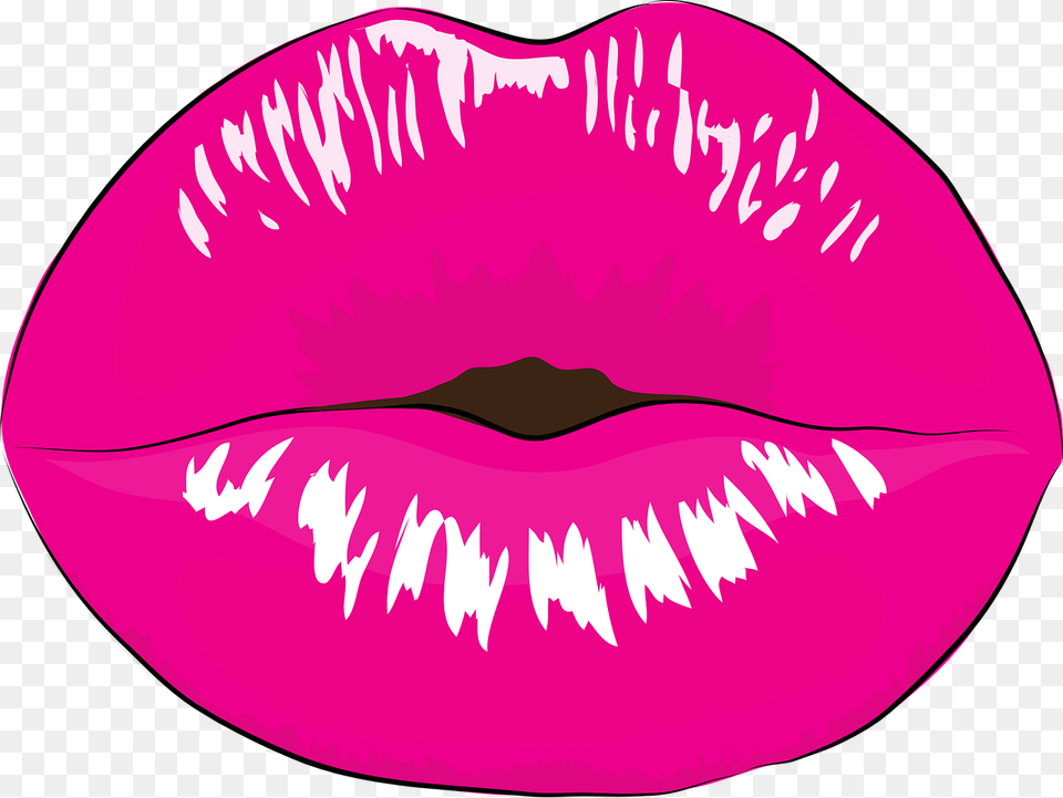 Boca Maquiagem Beijo Rosa Lbios Femininos Pink Lips Clipart, Body Part, Mouth, Person, Cosmetics Free Transparent Png