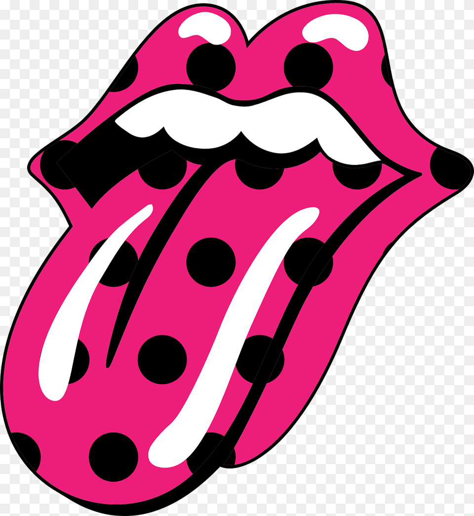 Boca Rolling Stones, Pattern, Body Part, Mouth, Person Png Image