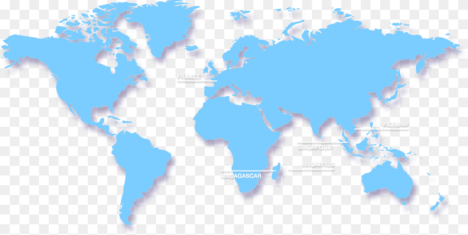 Bocasay Worldwide Offices World Map Psd File, Water, Land, Nature, Outdoors Png Image