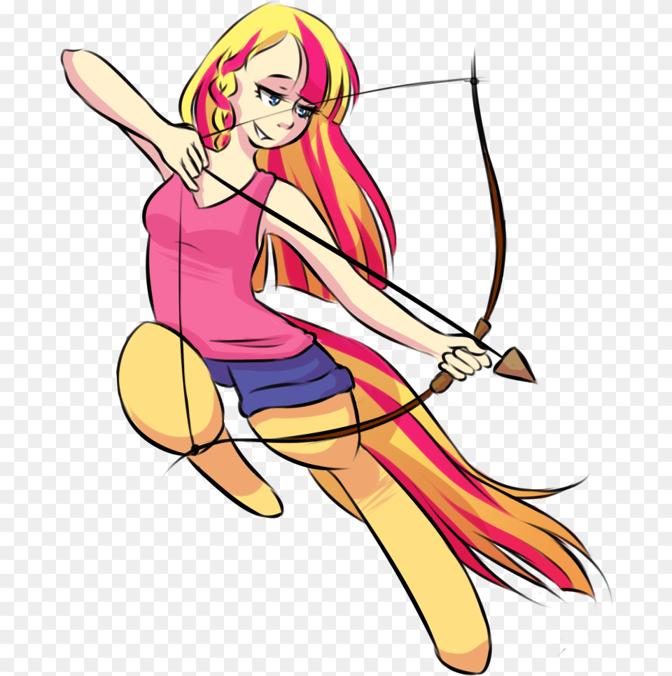 Boceto Arco Y Flecha, Adult, Publication, Person, Woman Free Transparent Png