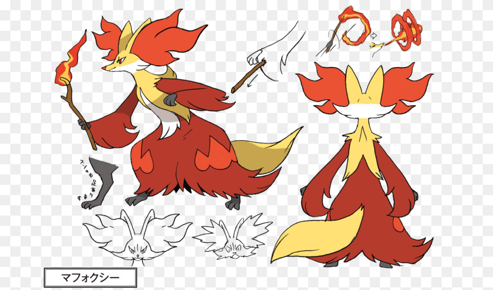 Boceto De Delphox Pokemon Delphox, Adult, Bride, Female, Person Free Png Download