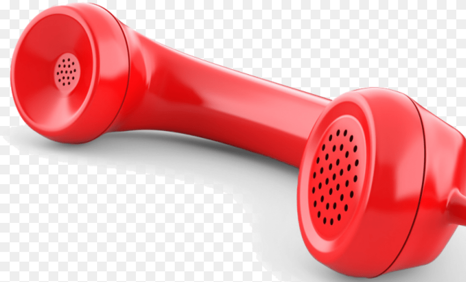 Bocina De Telefono Rojo, Electronics, Phone, Appliance, Blow Dryer Free Png Download