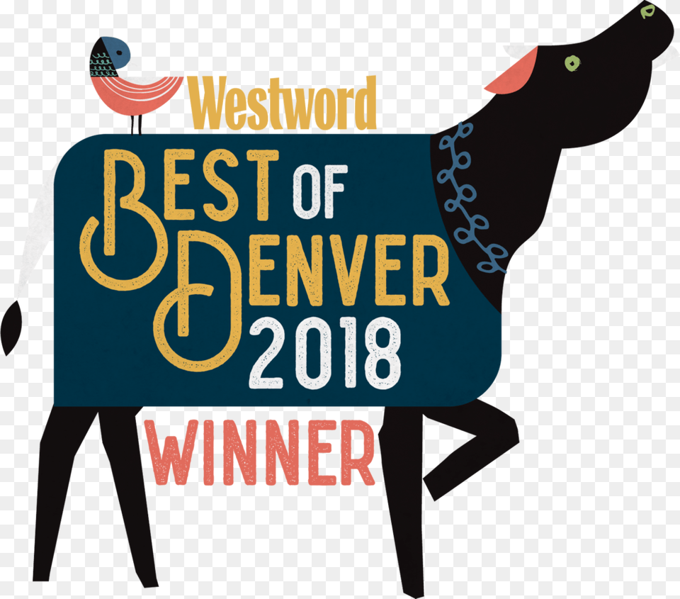 Bod 2018 Award Logo Winner Denver Westword, Advertisement, Animal, Livestock, Mammal Free Png Download