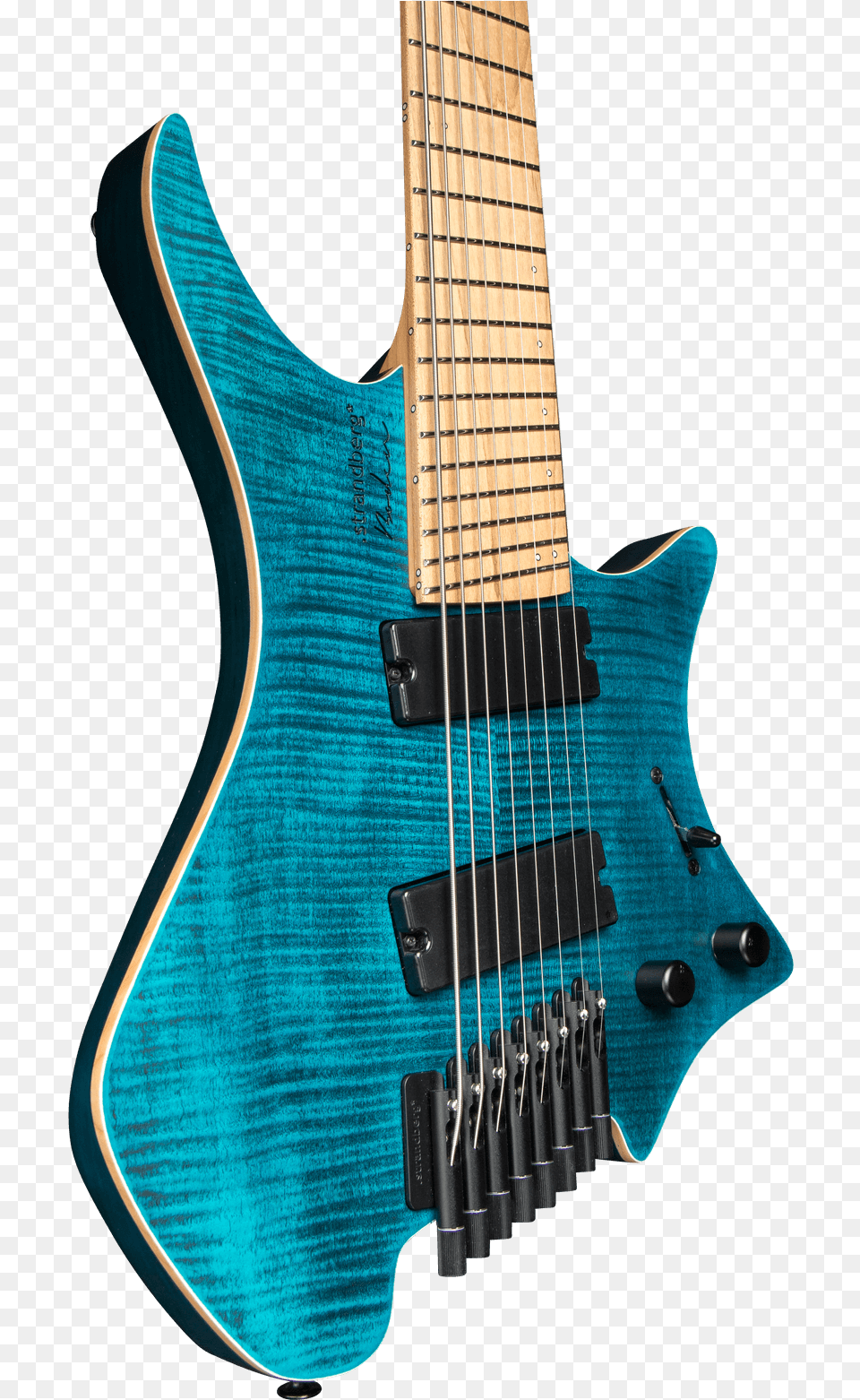 Boden Standard 8 Maple Flame Blue Boden, Electric Guitar, Guitar, Musical Instrument, Bass Guitar Png Image
