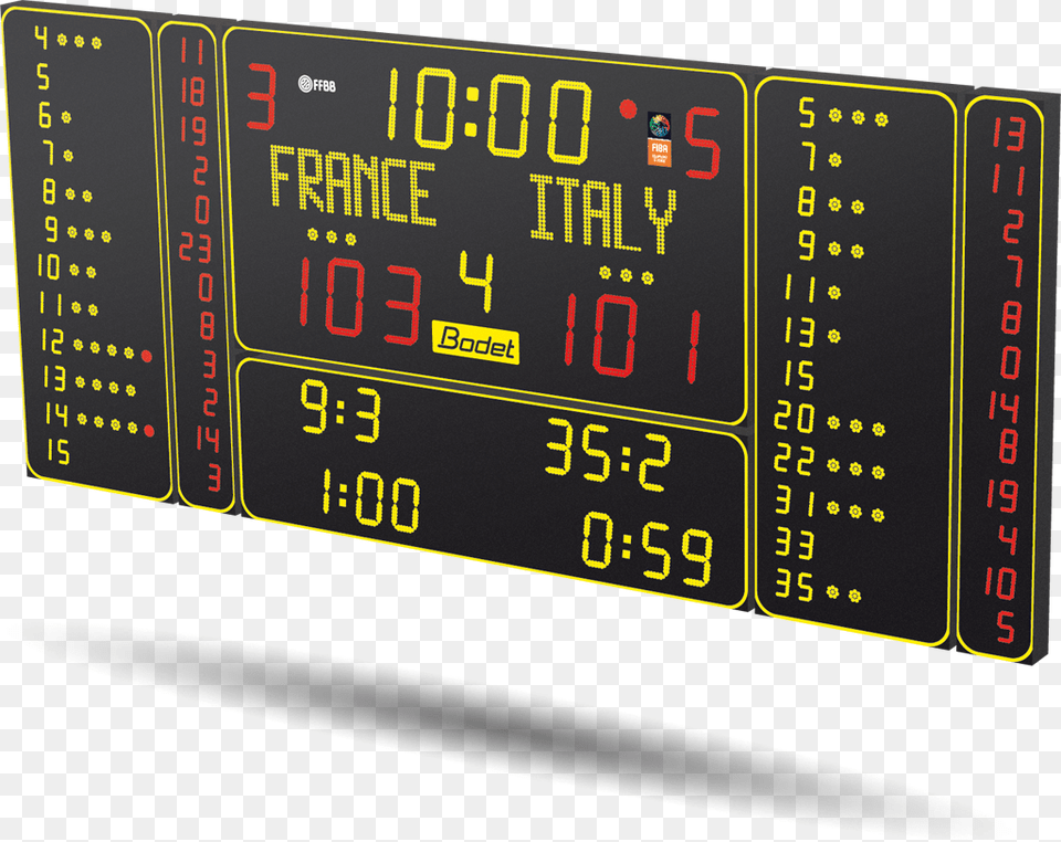 Bodet Basketball Scoreboard Bt6530 Alpha Bodet Bt Png