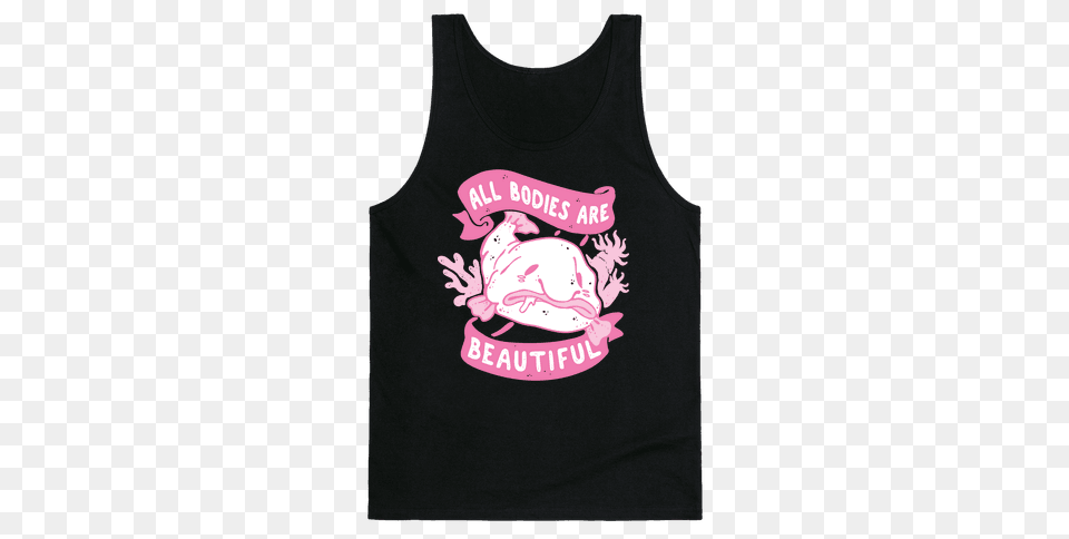 Bodies Are Beautiful Blobfish Tank Top Active Tank, Clothing, Tank Top, T-shirt Free Png