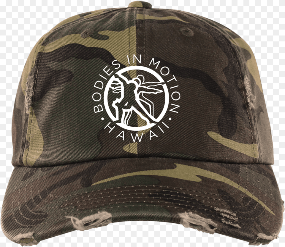 Bodies In Motion District Distressed Cap Baseball Cap, Baseball Cap, Clothing, Hat, Helmet Png