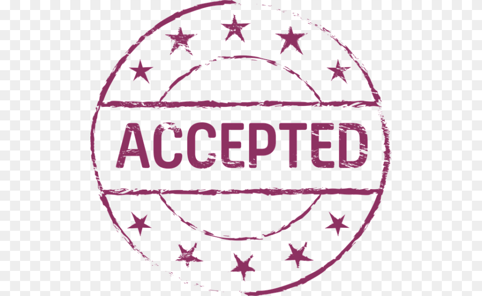 Body Accepted Stamp You Ve Been Accepted, Logo, Symbol, Badge Free Transparent Png