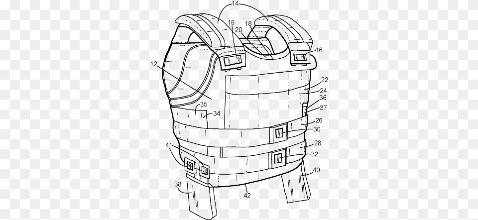 Body Armour Parts Bullet Proof Vest Parts, Cad Diagram, Diagram Png Image