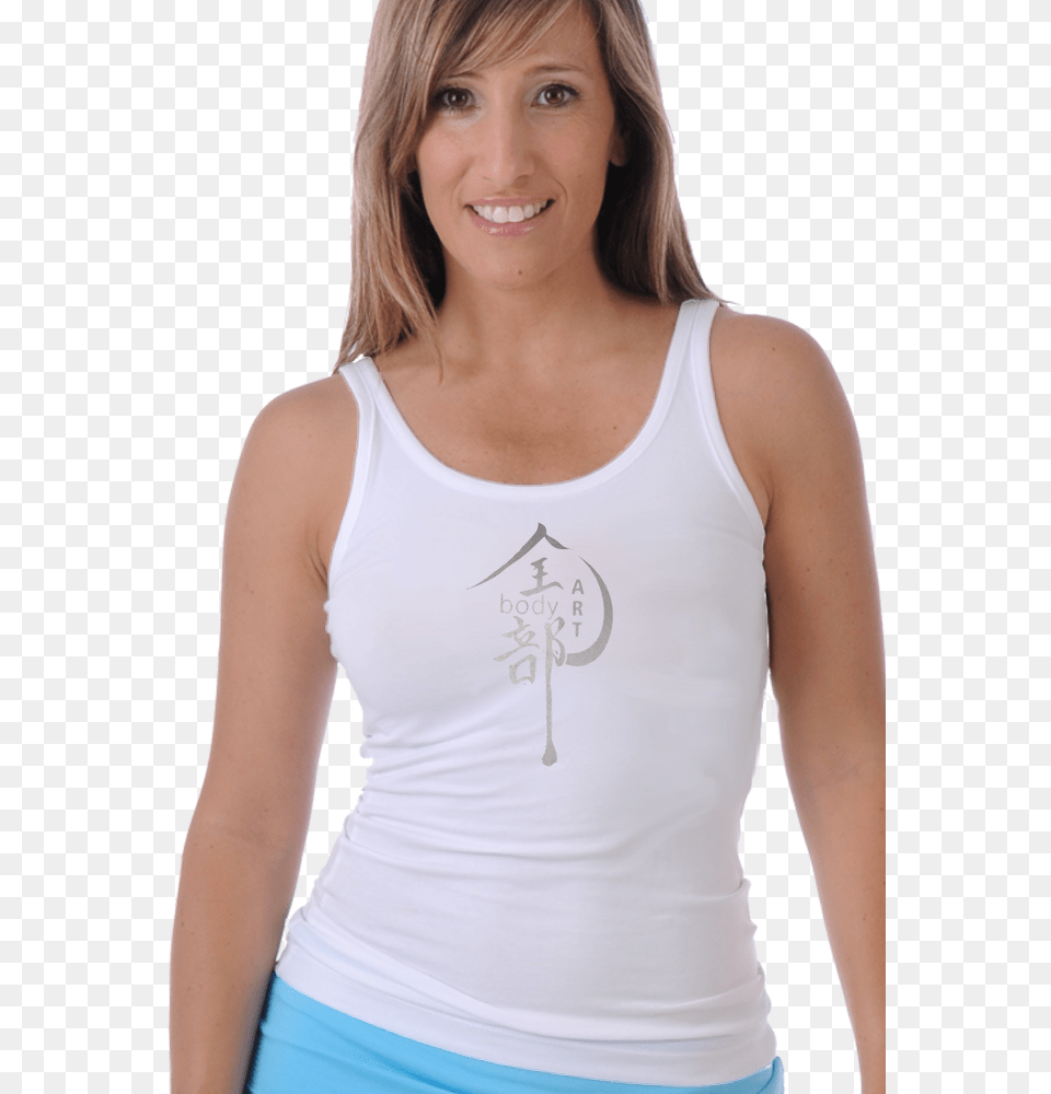 Body Art Tank Top With Body Art Design In Gold Or Silver Body Art T Shirts, Clothing, Tank Top, Adult, Female Free Png