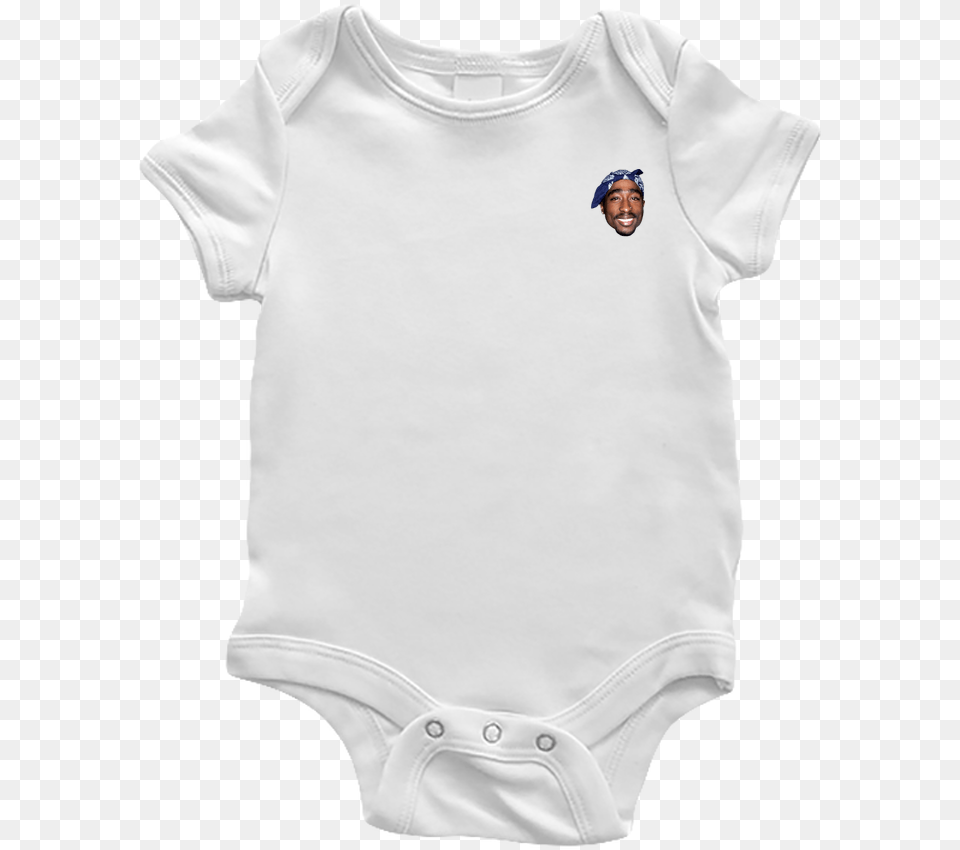 Body Bb Tupac Par Shooterz Infant Bodysuit, Clothing, T-shirt, Undershirt, Person Free Png Download