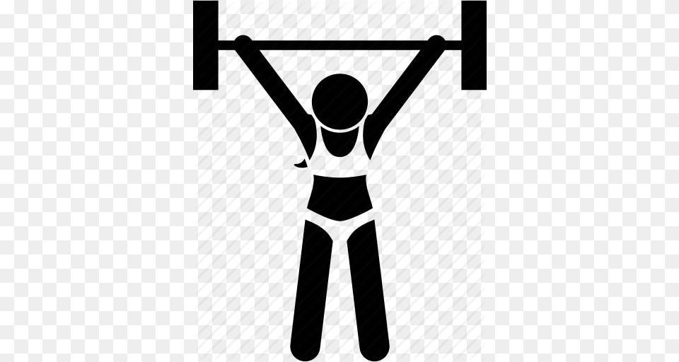 Body Builder Female Fitness Gym Muscle Strength Woman Icon Free Transparent Png