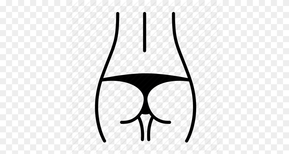 Body Butt Fitness Panties Slim Icon, Cutlery, Fork Png