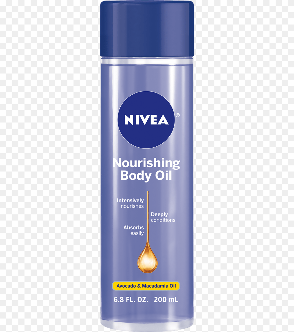 Body Care Nivea Nourishing Body Oil, Cosmetics, Bottle, Shaker Png