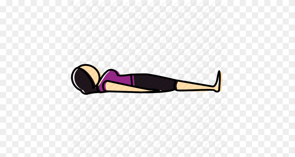 Body Corpse Dead Meditation Pose Savasana Yoga Icon, People, Person, Baseball, Baseball Bat Free Png Download