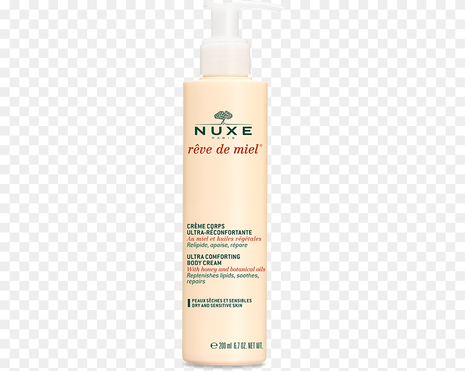 Body Cream Nuxe Rve De Miel Ultra Comforting Body Cream 200 Ml, Bottle, Lotion Free Png
