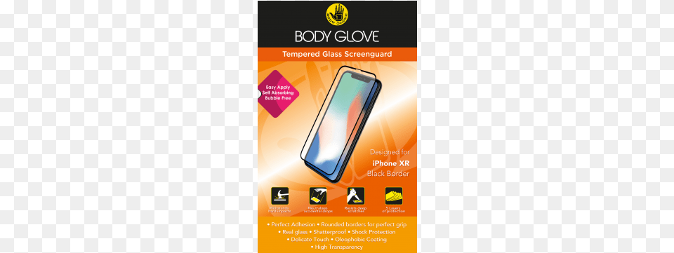Body Glove Apple Iphone Xr Tempered Glass Screenguard Body Glove Tempered Glass Screenguard For Lg G6 Clear, Advertisement, Electronics, Mobile Phone, Phone Free Transparent Png