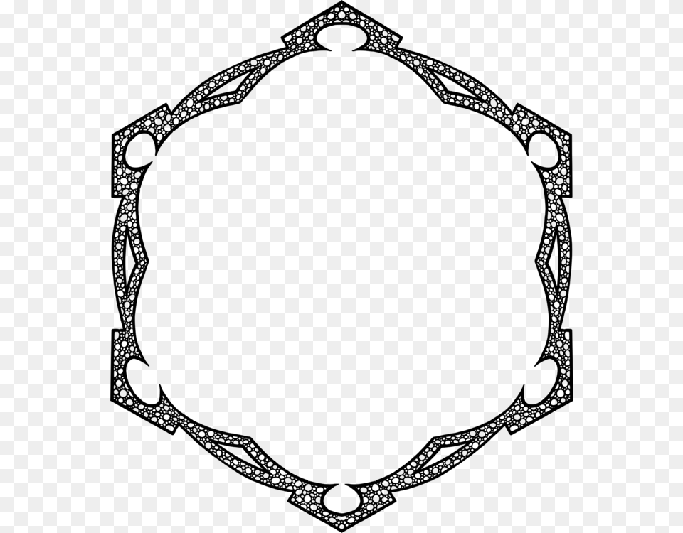 Body Jewellery Chain Ornament Black And White, Gray Free Png Download