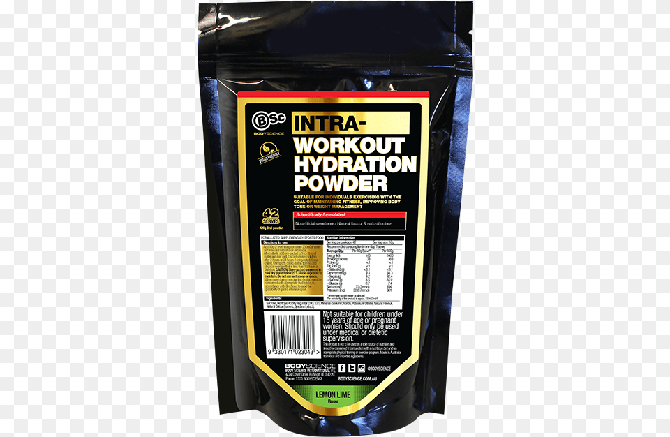 Body Science Bsc Intra Workout Hydration Powder Lemon, Food Free Transparent Png