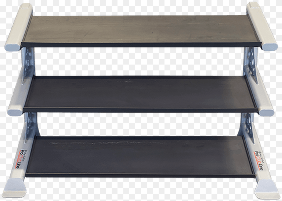 Body Solid 3 Tier Pcl Dumbbell Rack Vtx 3 Tier Shelf Dumbbell Rack, Furniture, Drawer, Table, Stand Free Png Download