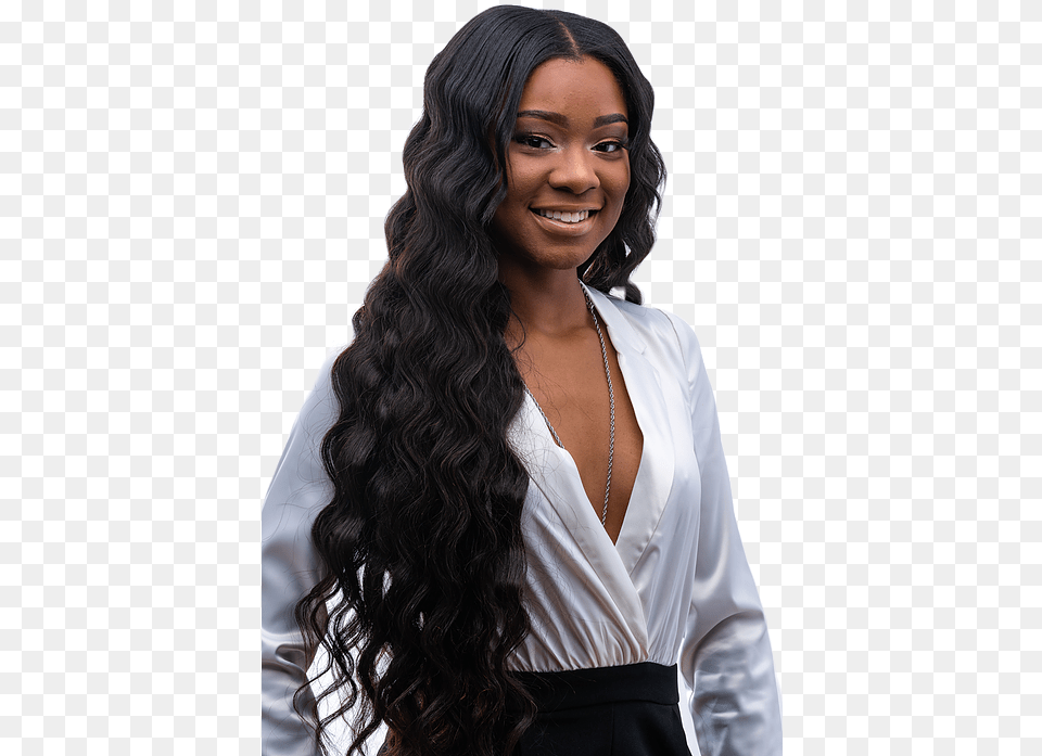 Body Wave Lace Wig, Adult, Smile, Person, Head Free Png