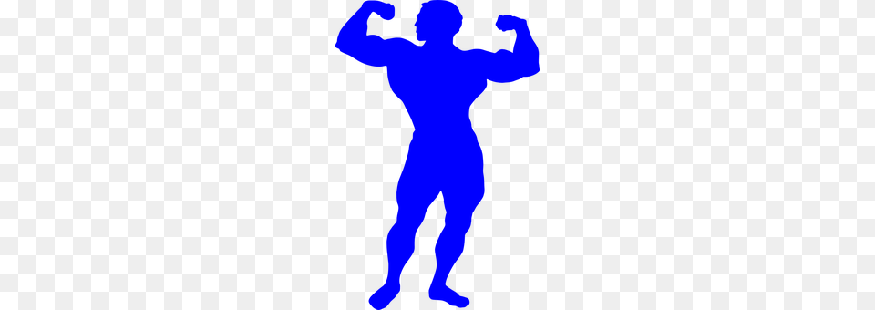 Bodybuilder Silhouette, Adult, Male, Man Png Image