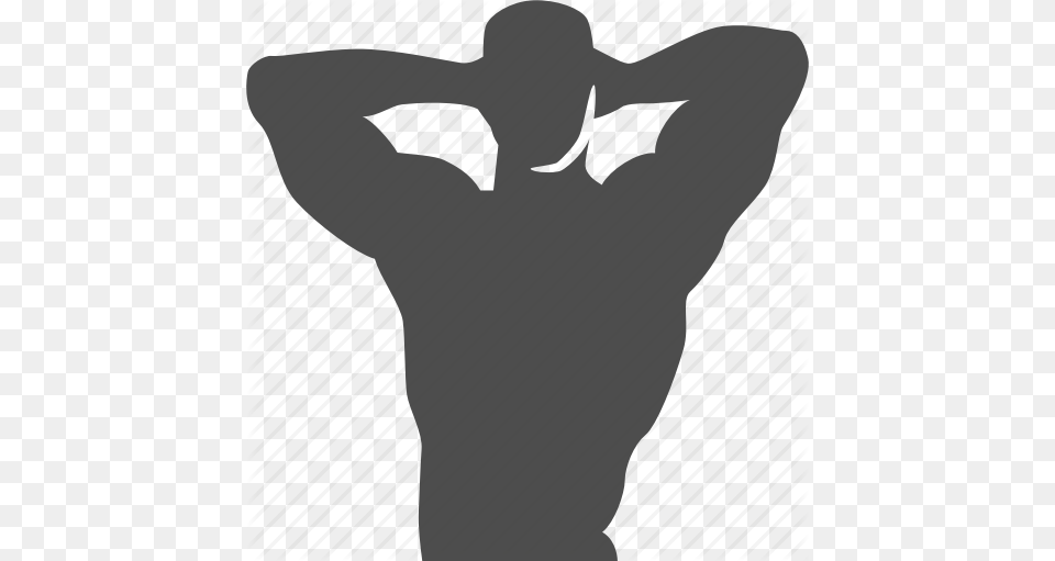 Bodybuilder Bodybuilding Fitness Gym Muscle Pose Sport Icon, Back, Body Part, Person, Clothing Free Png Download