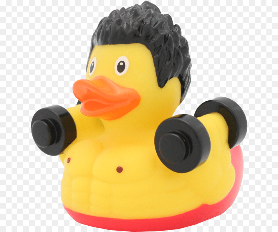 Bodybuilder Rubber Duck By Lilalu Superheroes Rubber Duck, Toy Free Transparent Png