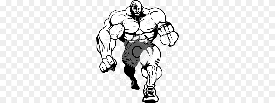 Bodybuilder Running, Hand, Body Part, Person, Adult Free Png Download